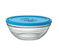 Duralex - Saladier Rond 23cm avec couvercle Bleu Lys