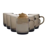 Duralex Tasses è cafè en Verre Versailles - Tasses 260 ML pour thè, Boissons Chaudes - Fumèe - Paquet de 12