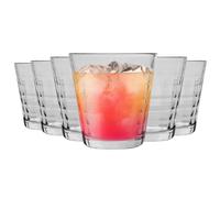 Duralex verre Prisme jus eau Gobelets verres Set clair 220ml x6