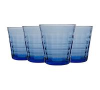 Duralex Verres è Boire Prisme - Gobelets 220 ML pour Eau, jus - Bleu - Paquet de 8
