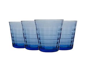 Duralex Verres è Boire Prisme - Gobelets 220 ML pour Eau, jus - Bleu - Paquet de 8