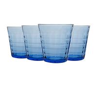 Duralex Verres è Boire Prisme - Gobelets 275 ML pour Eau, jus - Bleu - Paquet de 8