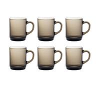 Duralex Versailles Lot de 6 Tasses en Verre fumé 26 cl