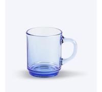 Duralex Versailles - Mug en verre Bleu Marine 26 cl (Lot de 6)