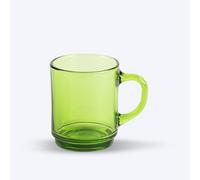 Duralex Versailles - Mug en verre Vert 26 cl (Lot de 6)