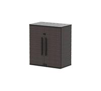 Duramax Armoire de rangement version basse - Marron
