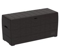 DURAMAX Durabox Boîte de rangement en plastique 270 l, 117 x 45 x 56 cm, brun DURAMAX 86601