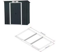 DURAMAX Pent Roof Eco Garden house 2,5 m² + profilés de sol, anthracite DURAMAX 50023