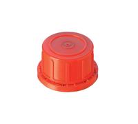 Duran 29 302 19 Fermeture de sécurité en polypropylène avec valve pour soda carré de calcaire bouteilles à visser engh alsig, 32 filetage, rouge (Lot de 10)
