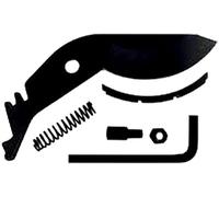DURAN - Lame de Rechange pour Sécateur à Galet de Jardin - Boulon - Ressort - Protège-Enclume en Plastique PP - Une Clef BTR pour Un Montage Facile. Sécateur de Jardin à Galet - Rolling Cut.