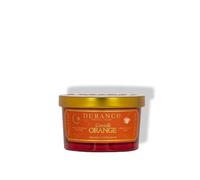 Durance - Bougie Parfumée Cannelle Orange 90 g - Cire Naturelle - Fabriquée en Provence - Couvercle Doré - Noël