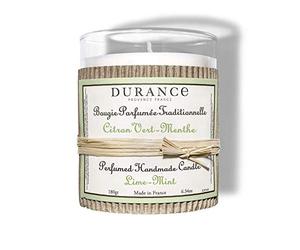 DURANCE Bougie Parfumée Citron Vert Menthe