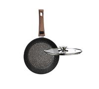 Durandal Légende Poêle à Frire Avec Couvercle et Poignée Amovible - Anti-Adhésive, en Aluminium, Compatible Induction (24 cm)