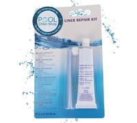 Duraol Kit de Réparation Piscine sous l'eau I Kit Comprenant de la Colle & 2 Rustines de 20 x 9,5 cm I Répare Les Produits Gonflables en PVC & Les Liners de Piscine I Kit de Réparation sous-Marine