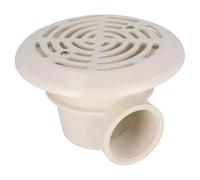 Duraol Mini bonde de Fond ABS avec Couvercle de 175 mm I Évacuation Principale pour jacuzzis, spas et Petites piscines I Bride, Joints et vis Inclus I Accessoire de Piscine Premium Blanc