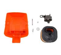 Durashmall Adaptateur de remplacement pour filtre à air pour tronçonneuse 362 365 371 372 372XP pour modèles Torq avec couvercle de filtre, bouton adaptateur d'admission et vis (1 lot)