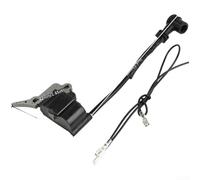 Durashmall Bobine d'allumage haute tension pour tronçonneuse à gaz série 2500 Accessoire de jardin Construction robuste Ajustement précis Léger 175 g Compact 42 mm Pièce de rechange noire