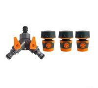 Durashmall Boîte électrique d'extérieur étanche et imperméable avec 4 trous de sortie en polypropylène robuste verrouillable de sécurité, pour jardin et terrasse (1,9 cm)