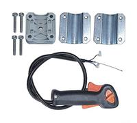 Durashmall Câble de déclencheur d'accélérateur pour débroussailleuse FS75 FS85, pièce de rechange en métal et plastique avec contrôle amélioré, accessoires faciles à installer