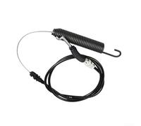 Durashmall Câble d'engagement de pont de 152,4 cm avec coude en Z et ressort pour LTX1040 LTX1045 LTX1050H, remplace 946-04618C 746-04618 pour pièces de tondeuse autoportée Troy-Bilt TB2246