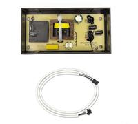 Durashmall Circuit imprimé 9907160013 9907180024 9907180018 de rechange pour MB20071117 20071218 20071317 Pièces de gril électrique numérique avec faisceau de câblage Noir (9907160013)