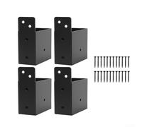 Durashmall Connecteurs de supports de pergola pour bois de 2 x 4, montage sur poteau et balustrade - Kit de quincaillerie pour extérieur, terrasse, tonnelle, joints en acier robuste avec vis incluses
