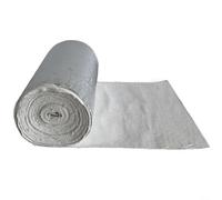 Durashmall Couverture ignifuge, tissu en fibre de céramique de 2 mm d'épaisseur, 1260 °C, tissu isolant résistant à la chaleur, pour porte de four, volet coupe-feu, protection contre les hautes