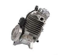 Durashmall Cylindre de moteur en métal pour souffleur de sac à dos BR800 et BR800X remplace la pièce 4283-020-0200 - Cylindre court argenté pour une meilleure circulation de l'air et l'élimination des