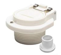 Durashmall GW9530 Connecteur d'aspirateur pivotant pour systèmes Zodiac et piscine avec raccord ouvert 3/4" Adaptateur d'aspiration sécurisé pour éviter les torsions du tuyau Construction en plastique