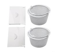 Durashmall Hayward SP1091LX SP1091LXWM Lot de 4 écumoires de rechange avec porte SPX1091K1 et filtre SPX1091C pour piscines creusées et hors sol