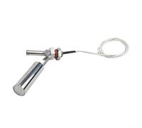 Durashmall Interrupteur à flotteur avec capteur de niveau d'eau, jauge de réservoir en acier inoxydable pour tour d'eau filetée, contrôleur de pompe automatique 0-220 V AC DC avec fonction alarme