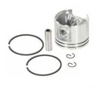 Durashmall Kit de 37 mm avec anneaux et circlips pour tronçonneuse 017 MS170 remplace 1130 030 2000 Composant cylindre métallique pour réparation d'équipement de jardin