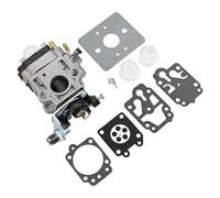 Durashmall Kit de carburateur en aluminium pour moteur 2 temps CG430 CG520 43CC 52CC 47CC 49CC 40-5 44-5 2 temps, débroussailleuse, tondeuse à gazon, pièces économes en carburant, facile à installer