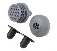 Durashmall Kit de connecteur de jet d'eau pour piscine hors sol Intex avec buse de filtre de 3,2 cm et pièces de fixation pour piscines Easy Set Series pour tuyau de remplacement de 32 mm de diamètre