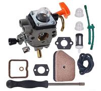 Durashmall Kit de réglage de la soupape de carburateur pour débroussailleuse FS90R FS110R FS130R KM130R KM90R HT100 HT101 avec outil