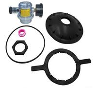 Durashmall Kit de remplacement de fermeture de filtre de piscine 154856, pour Triton TR100 TR140 C-3, bouchon fileté noir avec valve de sécurité à air psi, pièces filtrantes à sable, pour la natation