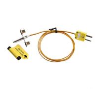 Durashmall Kit de sonde thermocouple de rechange pour Traeger 650 885 et Pro 575 780 Grilles à granulés Capteur de température Pièce KIT0422 avec support fixe pour réparation série D2