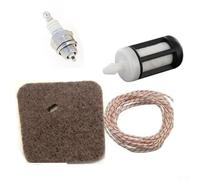 Durashmall Kit pour débroussailleuse FS38 FS45 FS55 KM55 HL45 avec filtre à air Spark, filtre à carburant et cordon de démarrage de 0,95 m