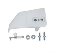 Durashmall Kit tendeur de pignon de chaîne avec écrou de réglage pour tronçonneuse MS170 MS180 MS210 MS230 MS250 017 018 021 023 025 Pièces de rechange en plastique blanc 1123 640 1705