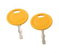 Durashmall Lot de 2 clés d'allumage pour tracteur tondeuse à gazon modèles 532193350 725-2054 925-2054A L100 L105 L110 L120 LT150 LT160 LT170 LT180 G100 G110 Plastique et métal Pièce de rechange (2
