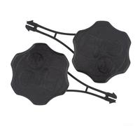 Durashmall Lot de 2 couvercles de réservoir de carburant avec attache pour moteurs 675Exi 725Exi Series Remplace la pièce 84004416 594061 Bouchon de fuite en plastique pour entretien de tondeuse à