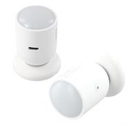 Durashmall Lot de 2 détecteurs de mouvement SNZB-06P avec capteur de présence humaine, 3.0, pour domotique intelligente avec, pour concentrateur Sonoff, portée de 4 m, montage mural, blanc