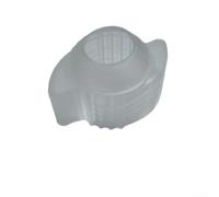 Durashmall Lot de 2 housses de poignée de porte en caoutchouc souple pour une meilleure accessibilité, adaptateur de levier transparent, pour boutons standard, 2 pièces (transparent)