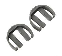 Durashmall Lot de 2 ou 4 connecteurs de buse de lave-glace à clip C pour nettoyeur haute pression Karcher K2 K3 K4 K5 K6 - Accessoires de rechange en plastique gris (2 gris)