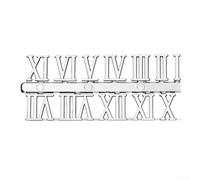 Durashmall Lot de 2 supports fixes pour volet roulant de toit ouvrant, pour BMW F54 F55 F56 F60 2015-2020, pièce de rechange en plastique ABS, accessoire extérieur à installation rapide (argent romain