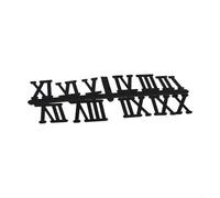Durashmall Lot de 2 supports fixes pour volet roulant de toit ouvrant, pour BMW F54 F55 F56 F60 2015-2020, pièce de rechange en plastique ABS, accessoire extérieur à installation rapide (noir romain)