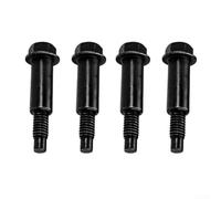 Durashmall Lot de 4 vis de protection pour tondeuse à gazon 590586 pour série 450E et modèle 11A-020W765 pour Troy- TB110 TB200 20 en acier au carbone de haute qualité Noir 3,6 cm