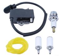Durashmall Module de bobine d'allumage 530039224 pour débroussailleuse 124L 125L 125E 128L 128LD Pièce de rechange haute tension pour un démarrage fiable du moteur et une performance d'allumage