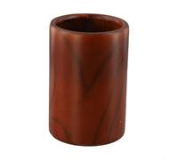 Durashmall Porte-ustensiles en bois, porte-baguettes, pour organisation de comptoir de cuisine, tube de rangement rond robuste, pour cuillères, fourchettes, spatules, panier à couverts au design
