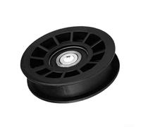 Durashmall Poulie plate AUC11241 pour tondeuse à gazon X520 X534 X540 X590 Remplace AM138081 AM134499 AM136441 - Tendeur de courroie de moteur - Noir